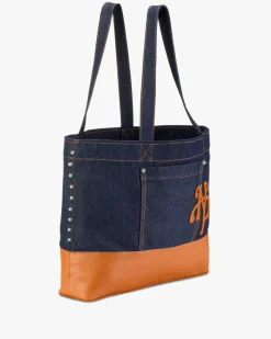 Nude Project Allday Shopper Bag Denim Clearance