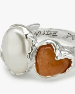 Nude Project Amanecer Ring Silver Sale