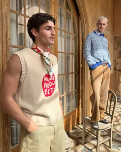 Nude Project Apple Crew Knit Vest Outlet