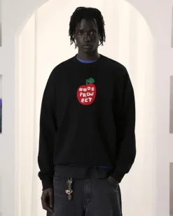 Nude Project Apple Crew Sweatshirt Black Best