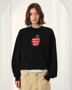 Nude Project Apple Crew Sweatshirt Black Best