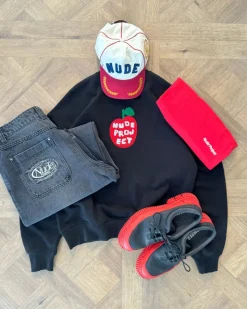 Nude Project Apple Crew Sweatshirt Black Best