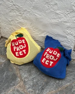 Nude Project Apple Crochet Bag Yellow New
