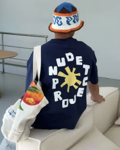 Nude Project Astro Tee Navy New