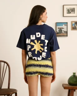 Nude Project Astro Tee Navy New