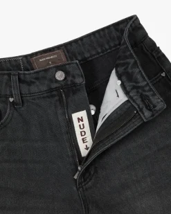 Nude Project Basic Denim Shorts Black Sale