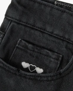 Nude Project Basic Denim Shorts Black Sale