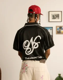 Nude Project Basic Football Tee Black Online