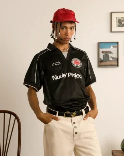 Nude Project Basic Football Tee Black Online