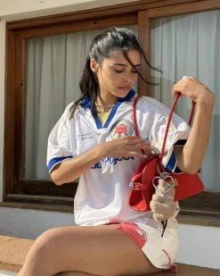 Nude Project Basic Football Tee White Clearance