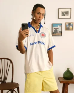 Nude Project Basic Football Tee White Clearance