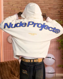 Nude Project Beast Zip-Up Hoodie Marshmallow Online