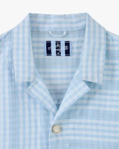 Nude Project Block Shirt Baby Blue New