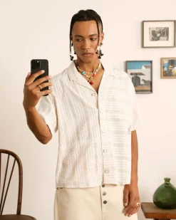 Nude Project Block Shirt Beige Hot