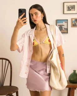 Nude Project Block Shirt Pink Hot