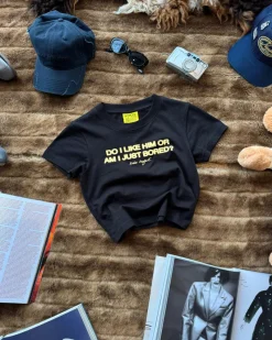 Nude Project Bored Top Black New