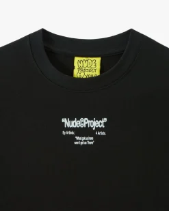 Nude Project Calculator Tee Black Best
