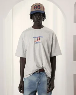 Nude Project Call Tee Grey Melange Fashion