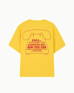 Nude Project Call Tee Yellow Sale
