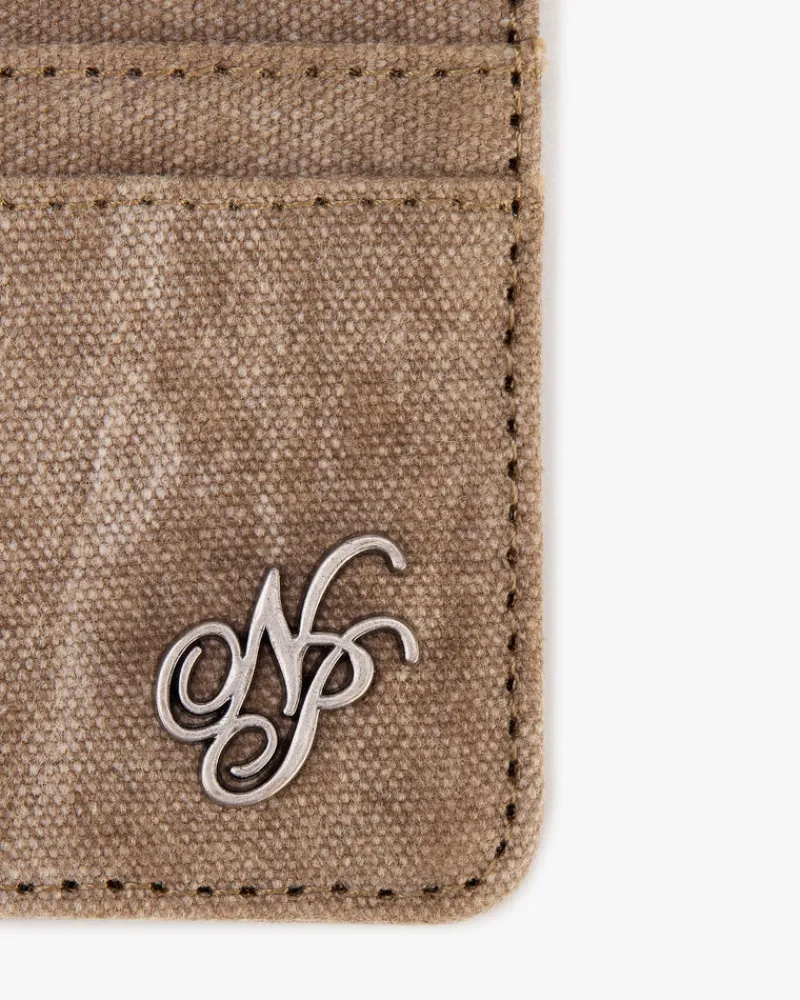 Nude Project Canvas Cardholder Brown Best