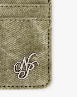 Nude Project Canvas Cardholder Green Hot