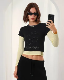 Nude Project Cereza Top Black Fashion