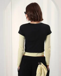 Nude Project Cereza Top Black Fashion