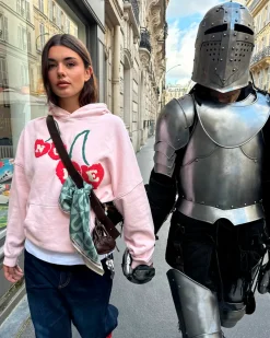 Nude Project Cerise Hoodie Pink Discount