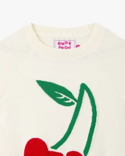 Nude Project Cerise Knit Sweater Marshmallow Fashion