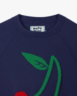 Nude Project Cerise Knit Sweater Navy Online