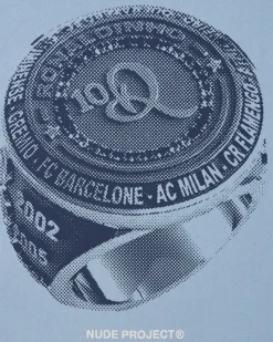 Nude Project Champion Hoodie Light Blue Discount