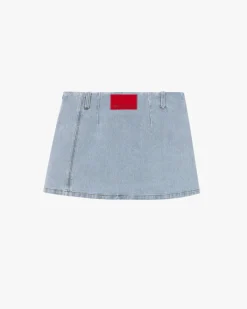 Nude Project Cherry Denim Skirt Hot