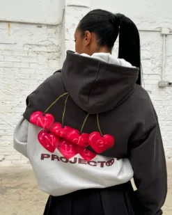 Nude Project Cherry Hoodie Ash Fashion