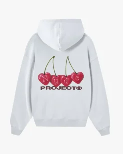 Nude Project Cherry Hoodie Ice Grey New