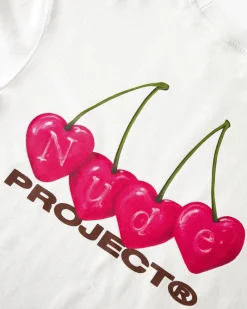 Nude Project Cherry Tee White Discount