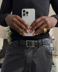 Nude Project Classic Belt Worn Black Sale