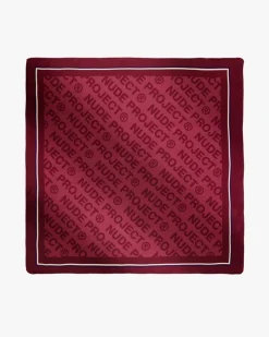 Nude Project Classic Handkerchief Logo Burgundy Outlet