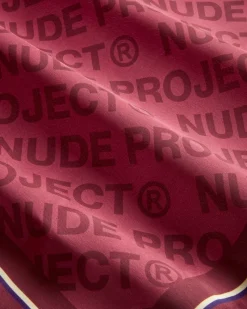 Nude Project Classic Handkerchief Logo Burgundy Outlet