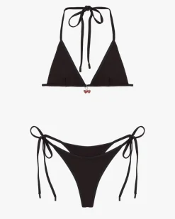 Nude Project Costa Bikini Top Black Outlet