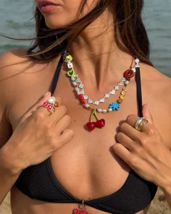 Nude Project Costa Bikini Top Black Outlet