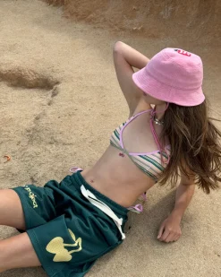 Nude Project Costa Bikini Top Stripes New