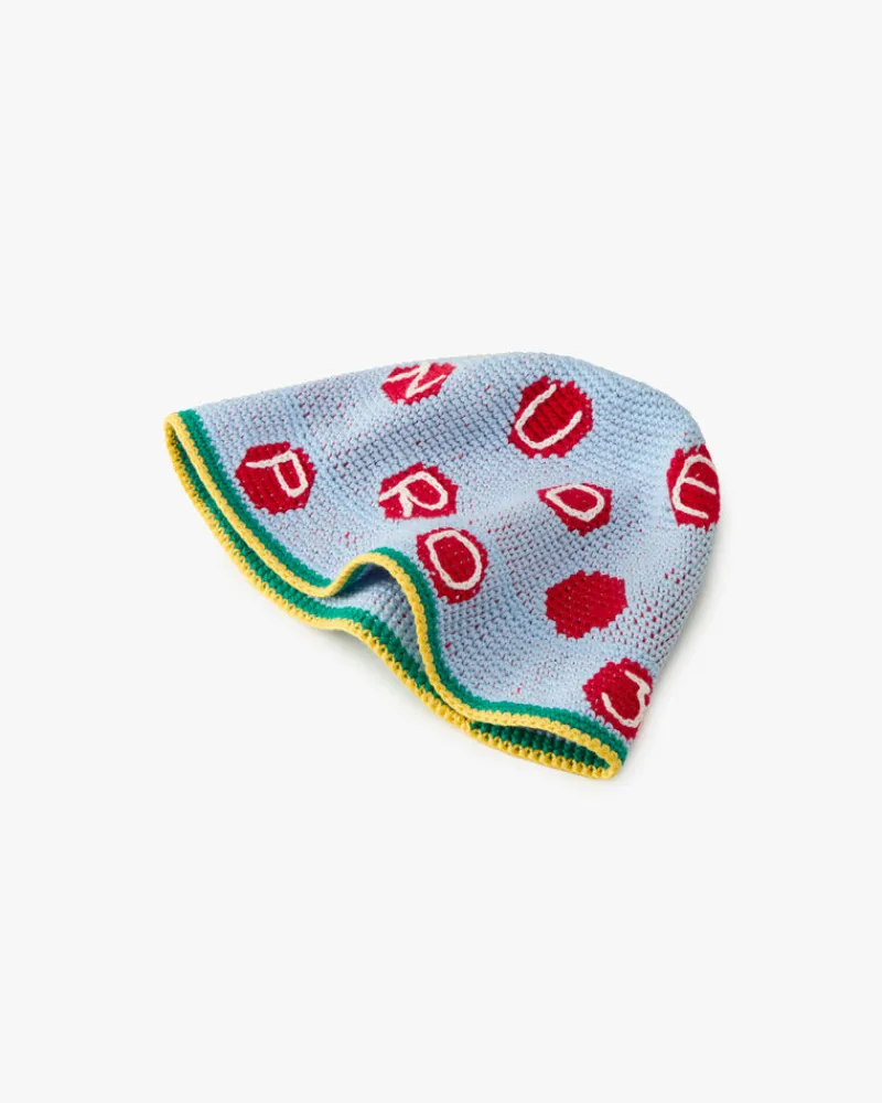 Nude Project Crochet Bucket Blue Outlet