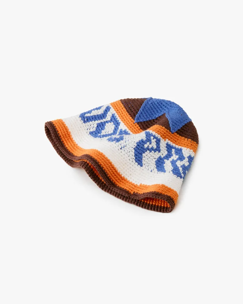 Nude Project Crochet Bucket Brown Best