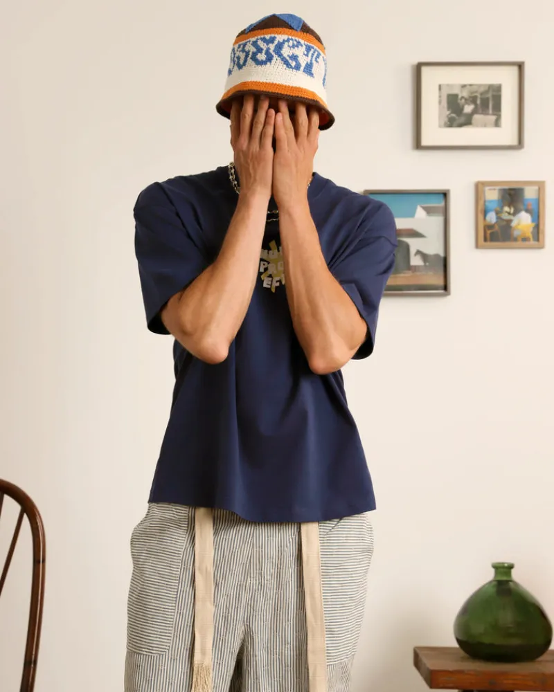 Nude Project Crochet Bucket Brown Best