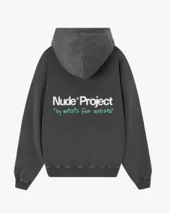 Nude Project Cult Hoodie Washed Ash Discount