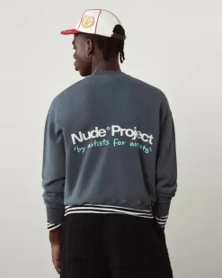 Nude Project Cult Sweatshirt Washed Ash Fashion