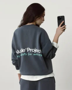 Nude Project Cult Sweatshirt Washed Ash Fashion
