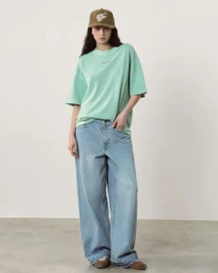 Nude Project Cult Tee Washed Green Fashion