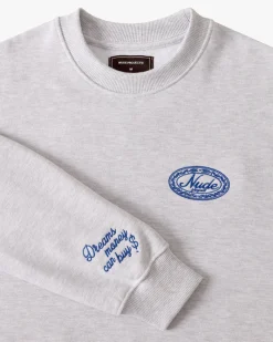 Nude Project Déclaration Sweatshirt Grey Melange Sale