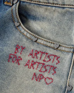 Nude Project Denim Shorts Tachas Hot